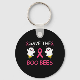 Het boek Bijen Halloween Fun Breast Cancer Awarene Sleutelhanger