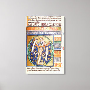 Het boek ecclesiastes canvas afdruk