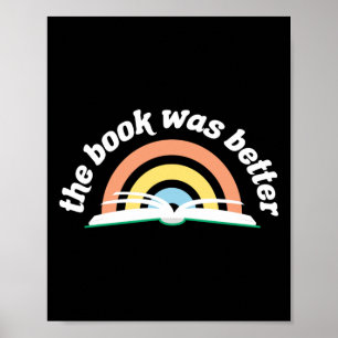 Het boek lezen was beter poster