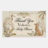 Het boek van Aesop Rechthoekige Sticker (Voorkant)