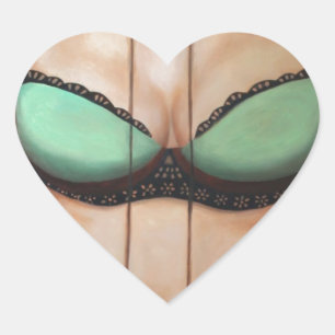 Het Boek van Bras Hart Sticker