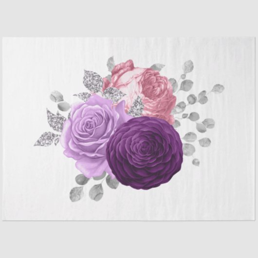 Het boeket serie ontwerp 156 tissuepapier (Voorkant)