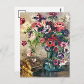 Het boeket van anemonen | Luce Boyals Briefkaart (Voorkant / Achterkant)