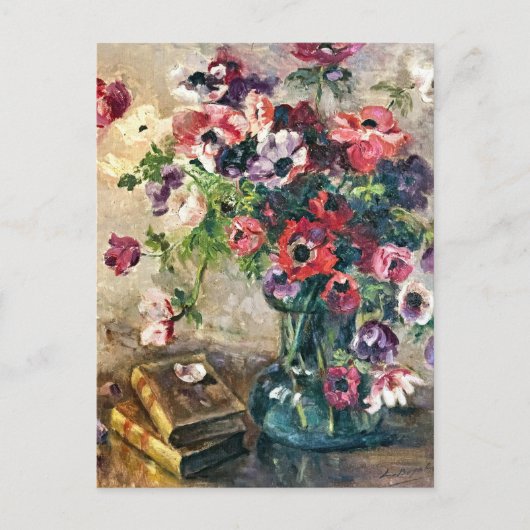 Het boeket van anemonen | Luce Boyals Briefkaart (Voorkant)