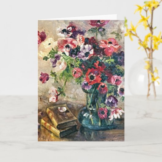 Het boeket van anemonen | Luce Boyals Kaart (Gele Bloem)