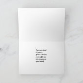 Het Boeket van de sympathie Kaart (Binnen)