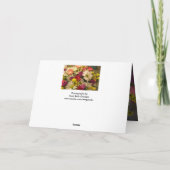 Het Boeket van de verjaardag Kaart (Achterkant)