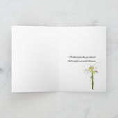 Het Boeket van de zonnebloem Kaart (Binnen)