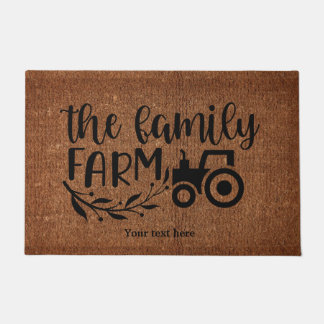 Het boerderij van de familie deurmat