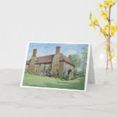 Het Boerderij van de kerk, Ditton Priors. Kaart (Gele Bloem)