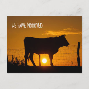 Het Boerderij van de klap Verandering van Adres he Briefkaart