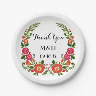 Het Bohemian Summer Wedding Collectie Papieren Bordje