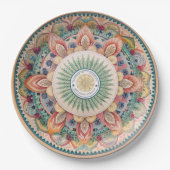 Het Boho servies debat: Melamine Paper Borden Papieren Bordje (Voorkant)