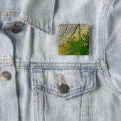 Het Boliviaanse Amazonegebied Vierkante Button 5,1 Cm (In situ)