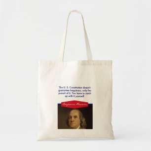 Het Bolsa van de Begroting van Benjamin Franklin Tote Bag