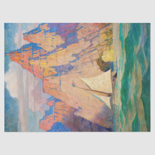 Het Bonadventure van Newell Convers Wyeth Tissuepapier (Voorkant)