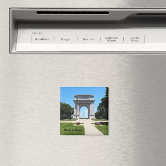 Het boogmonument in Valley Forge Magneet (Insitu (Vaatwasser))