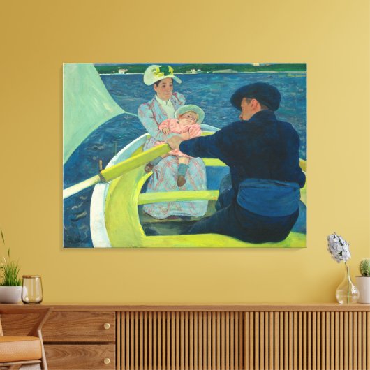 Het bootfeest canvas afdruk (Insitu (Woonkamer))