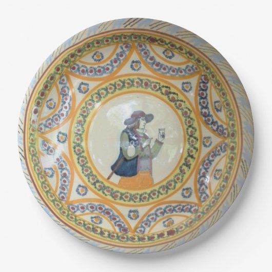 Het Bord Quimper Nine Inch-papier - Laatste zomer (Voorkant)