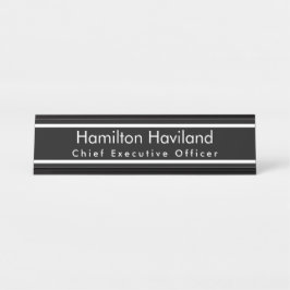 Het Bord van de naam voor Desk of Wall HAMbyWG Bureau Naambordje
