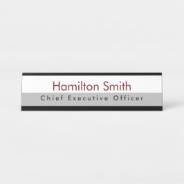 Het Bord van de naam voor Desk of Wall HAMbyWG Bureau Naambordje