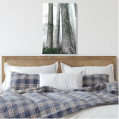 Het bos aanhalen canvas afdruk (Insitu (Slaapkamer))