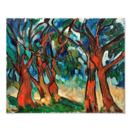 Het bos | Maurice de Vlaminck | Foto Afdruk (Voorkant)