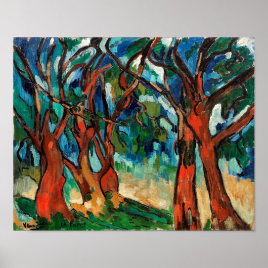 Het bos | Maurice de Vlaminck | Poster (Voorkant)