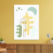 Het bos moderne Abstract Canvas Afdruk (Insitu (Woonkamer))