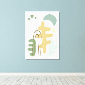 Het bos moderne Abstract Canvas Afdruk (Insitu (Houten vloer))