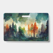 Het bos (natuur) badge (Back)