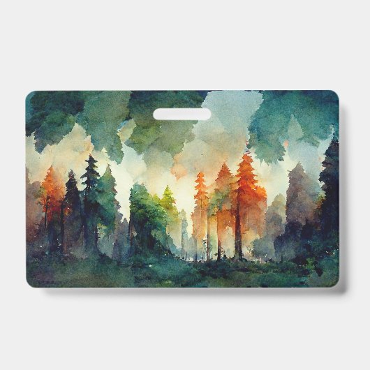 Het bos (natuur) badge (Front)