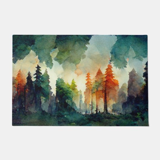 Het bos (natuur) deurmat (Voorkant)