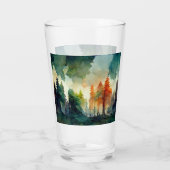 Het bos (natuur) glas (Achterkant)
