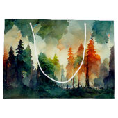 Het bos (natuur) groot cadeauzakje (Achterkant)