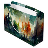 Het bos (natuur) groot cadeauzakje (Achterkant Gekanteld)