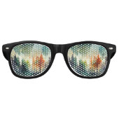 Het bos (natuur) retro zonnebril (Voorkant)