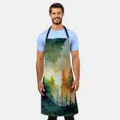 Het bos (natuur) schort (Gedragen)