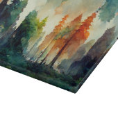 Het bos (natuur) snijplank (Hoek)