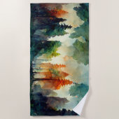 Het bos (natuur) strandlaken (Voorkant)