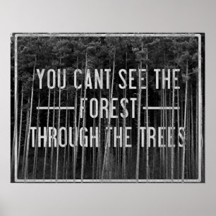 Het bos poster