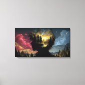 Het bos van de bomen Canvas Print (Voorkant)