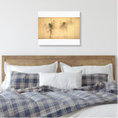 Het bos van de pijnbomen canvas afdruk (Insitu (Slaapkamer))