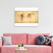 Het bos van de pijnbomen canvas afdruk (Insitu (Woonkamer))