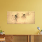 Het bos van de pijnbomen canvas afdruk (Insitu (Woonkamer))