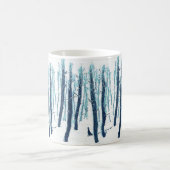 Het bos van Snowy loopt door Koffiemok (Center)