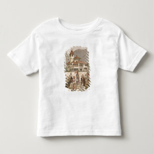 Het Bosnisch paviljoen op de Universele Vergroting Kinder Shirts