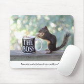 "Het Boss-eekhoorn" Muismat (Met muis)