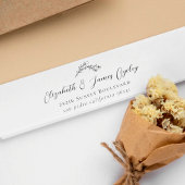 Het botanische huwelijksscript van het moderne paa 	rubberstempel