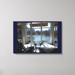 Het Botenhuis Canvas Afdruk